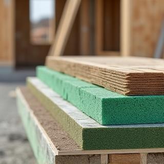 Utilisation de matériaux durables sur un chantier